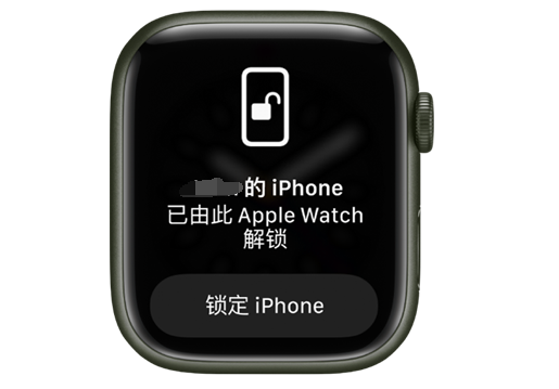 金凤苹果手机维修分享用 AppleWatch 解锁配备面容 ID 的 iPhone方法 